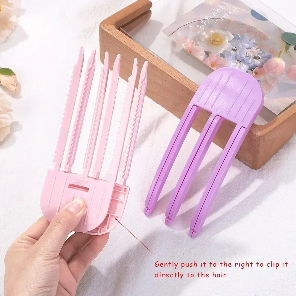 Fluffy Hairpin Curling Bangs Clips Hair Roots Volumizing Hair Clips Women Curling Fixed Shape Clips Fashion Volume Hair Roller